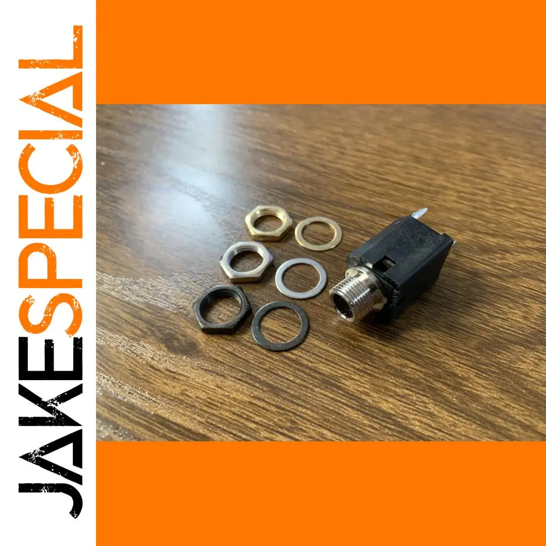 Guitar Output Jack Socket with Metal Finish 1 Guitar Output Jack Socket with Metal Finish