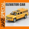 Vibrant Yellow Emergency Rescue Vehicle Model
