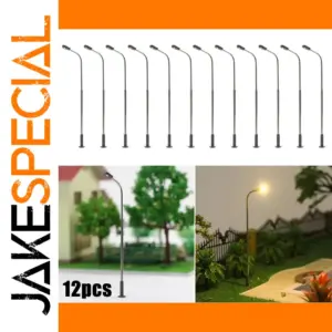 Modern HO/OO Scale LED Street Lamps for Railway Layouts