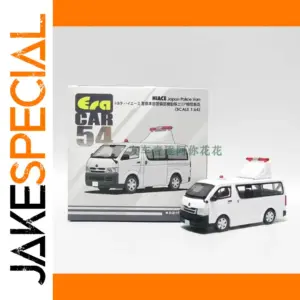 1/64 Scale Toyota Hiace Police Van Model