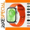 Vibrant Orange Silicone Strap for Huawei Watch Fit 3