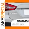 Suzuki Rear Badge Emblem in Black or Silver