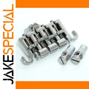 Chrome 3-Point Bass Guitar Bridge for GBS EP
