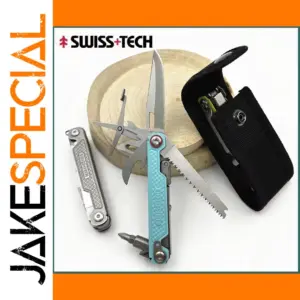 Swiss Tech 11-in-1 Compact Multitool for Outdoors