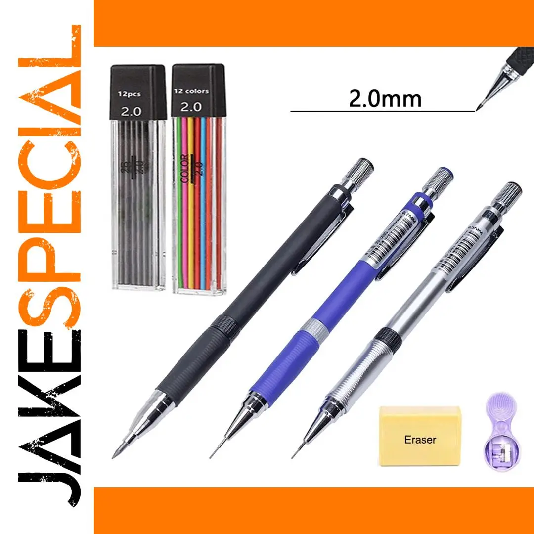 Stylish 2.0 mm Mechanical Pencil Set 1 Stylish 2.0 mm Mechanical Pencil Set
