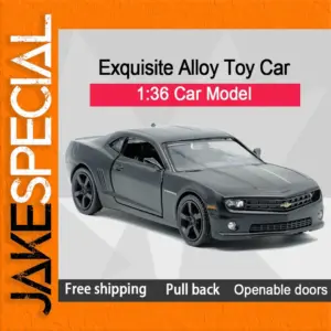 Chevrolet Camaro 1:36 Matte Black Diecast Model