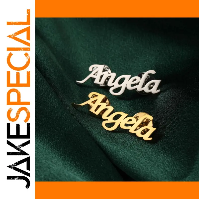 Elegance and Personalization: Discover the the Personalized Stainless Steel Nameplate Brooch 1 ccc358ad2d2f41a586438466 product image