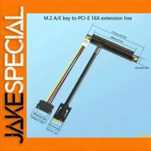 M.2 AE to PCIe Adapter Cable for High-Speed Data Transfer