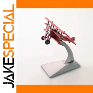 Vintage Red Fighter Aircraft Model 1:72 Scale