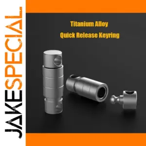 Titanium Alloy Quick Release Keyring