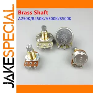 Korean Brass Shaft Guitar Potentiometer A500K