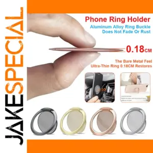 Ultra-Thin Metal Phone Holder in Four Finishes