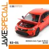 Vibrant Red Honda Civic Type-R Diecast Model 1:64