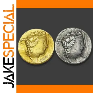 Greek Sasothian Wine God Medal - 29mm Copper