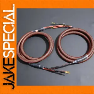 Premium Red-Black OCC Silver-Plated Speaker Cable