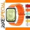 Vibrant Orange Silicone Strap for Huawei Watch Fit 3