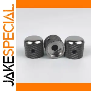 Titanium Guitar Control Knob Set for Versatile Compatibility