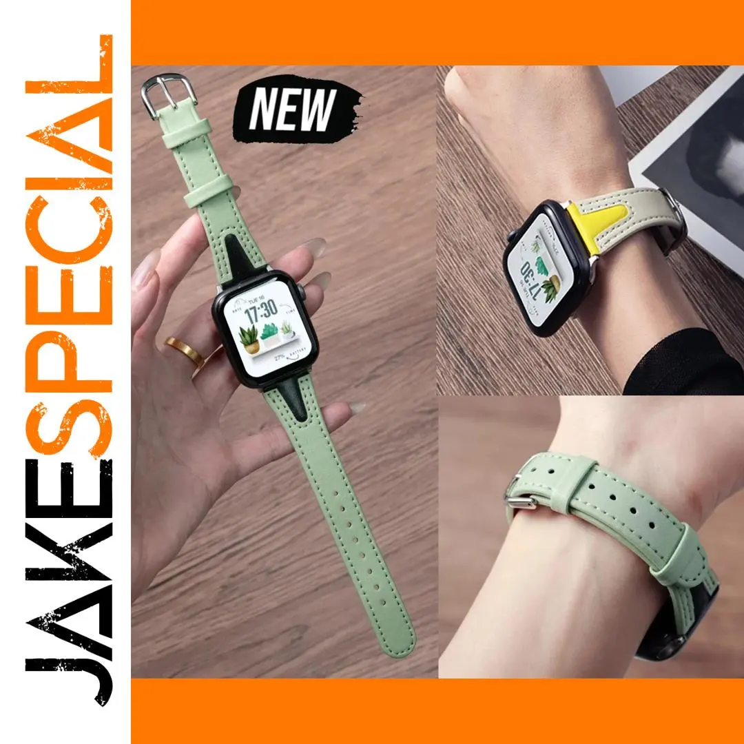 Two-Tone Leather Strap for Apple Watch Models 1 Two-Tone Leather Strap for Apple Watch Models