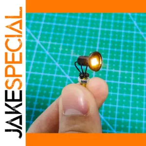 HO Scale Railway Lamp Set with Realistic Details