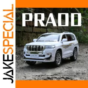 White 1:24 Land Cruiser Prado Diecast Model