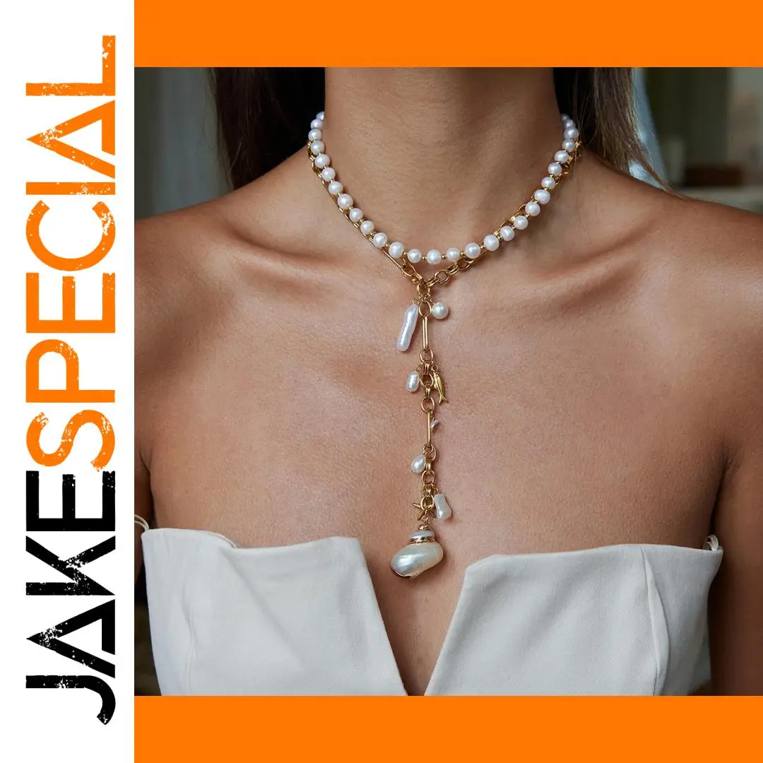 Ocean Wind Gold-Color Stainless Steel Necklace 1 Ocean Wind Gold-Color Stainless Steel Necklace