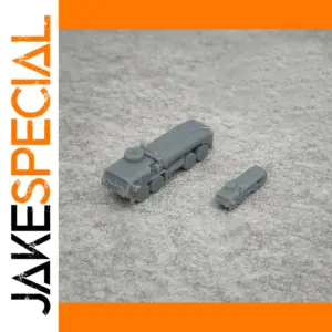 Heavy-Duty Oil Truck Resin Model Set 1/700 & 1/350