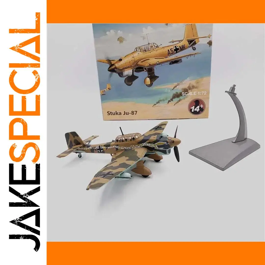 1/72 Scale WWII Stuka Ju-87 Die-Cast Model 1 1/72 Scale WWII Stuka Ju-87 Die-Cast Model