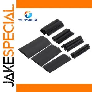 Black Weatherproof Heat Shrink Tubing Set