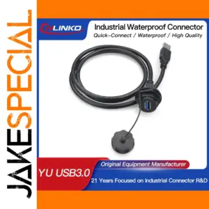 Waterproof USB 3.0 Power & Data Cable 2m