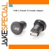 Durable USB 2.0 Panel Mount Adapter