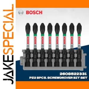 Bosch 8-Piece PZ2 Impact Control Bit Set