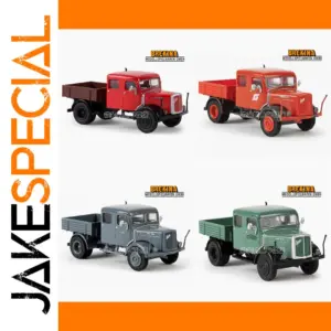 Vintage Saurer 7G1F-F Truck Model Set (1/87 Scale)