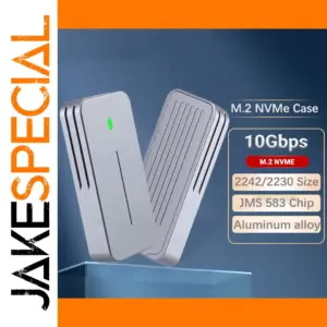 2230/2242 NVMe SSD Enclosure with Heat Dissipation