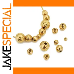 Stainless Steel Baroque Beads Set 3-8mm