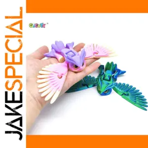 Colorful 3D Printed Flying Owl Toy