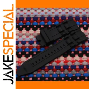 Invicta Model-Specific Black Silicone Sports Watch Strap