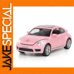 Pink 1:32 Diecast VW Beetle Model with Sound