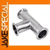 Stainless Steel Sanitary Tri Clamp Tee Fitting