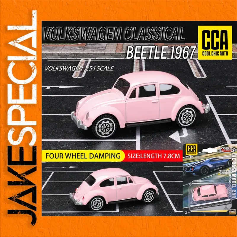 Discover the Charm of the Pink 1:64 Scale VW Beetle Die-Cast Model 1 cf182a290cb7431999f6c3da product image