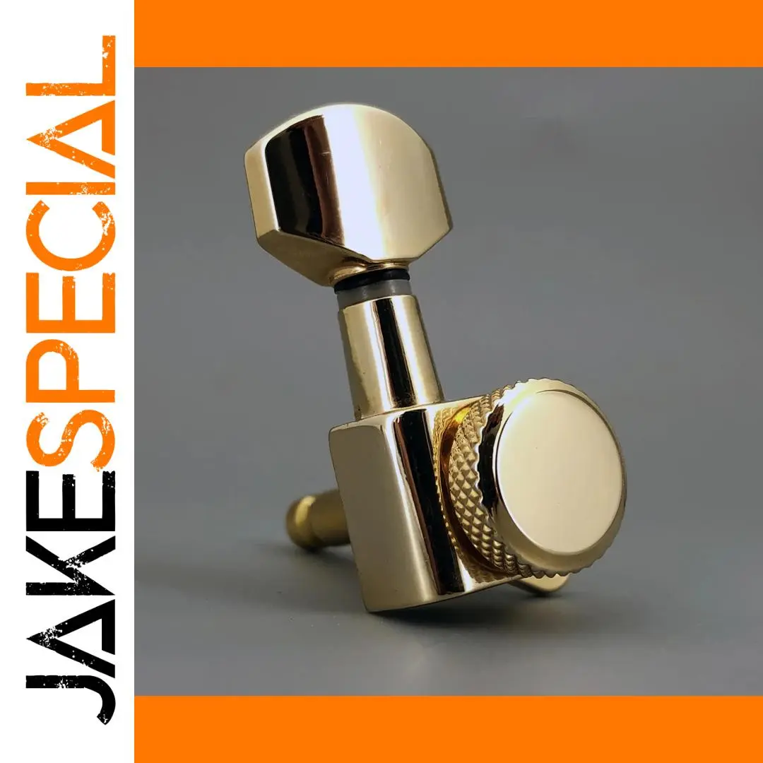 Gold Locking Guitar Tuning Set for M6 Headstocks 1 Gold Locking Guitar Tuning Set for M6 Headstocks