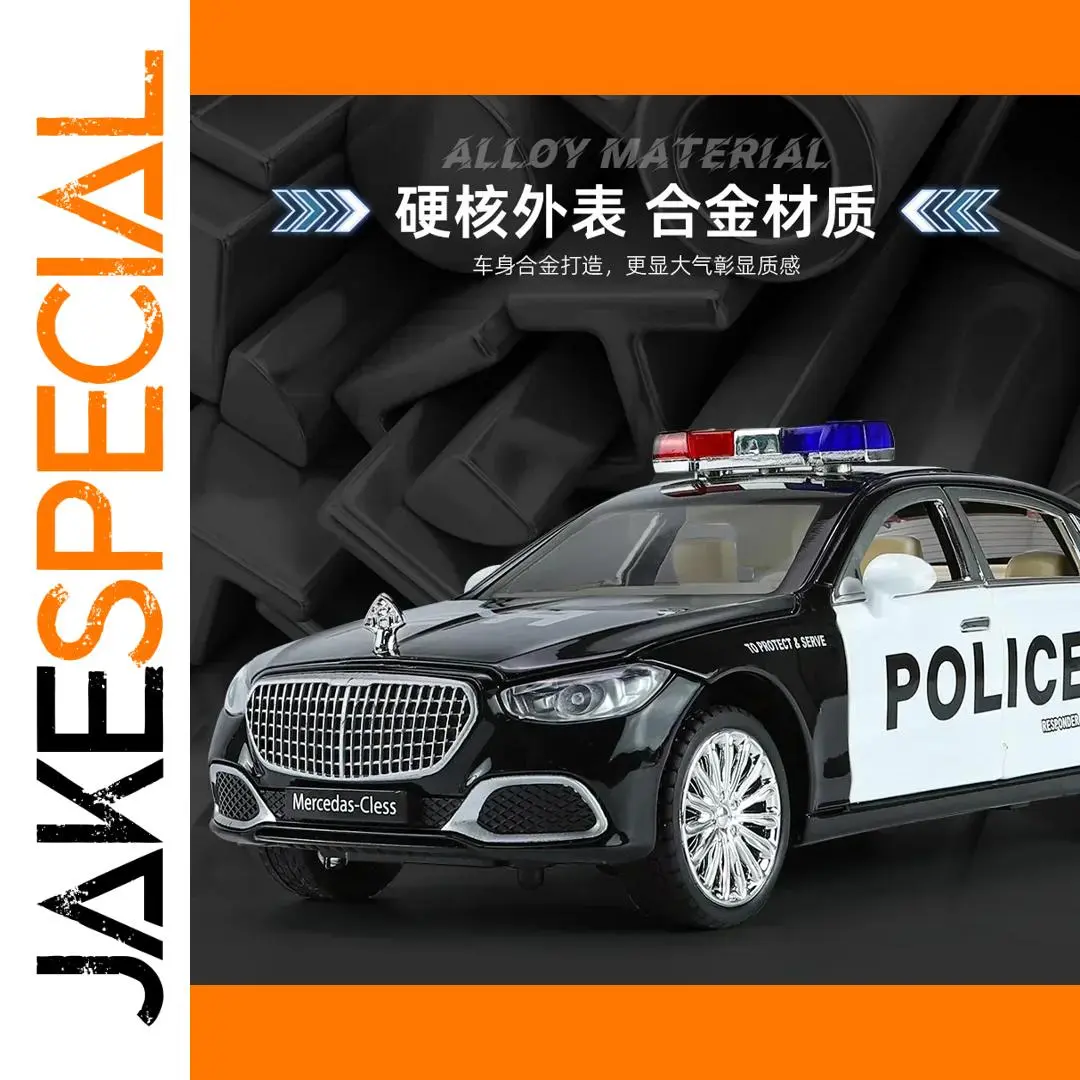1:24 Scale Mercedes-Benz Maybach S680 Police Car Model 1 1:24 Scale Mercedes-Benz Maybach S680 Police Car Model