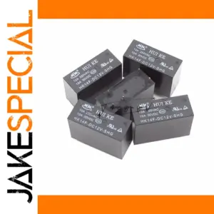 Set of 5 HK14F-DC12V-SHG Power Relays
