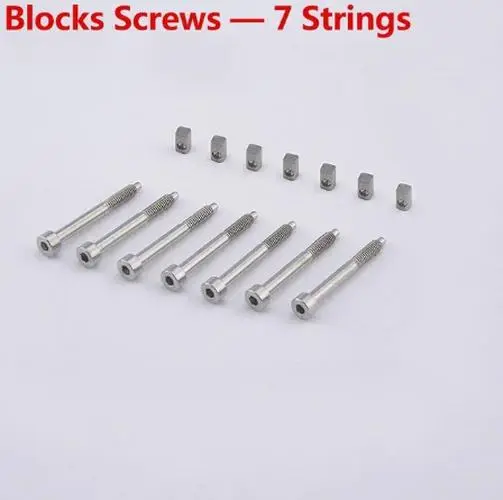 Titanium Lock Set for Floyd Rose Guitars 7 Titanium Lock Set for Floyd Rose Guitars - Image 7