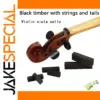 Black Wooden Violin and Cello Tail Pillow