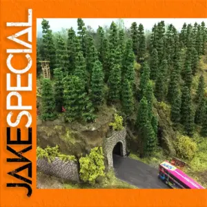 HO 80pcs Green Tree Set for Diorama