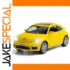 Vibrant Yellow Volkswagen Beetle GSR Model Car