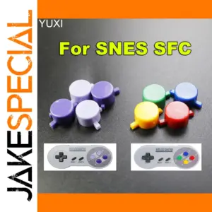 Vivid SNES Controller Replacement Buttons Set