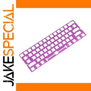 Purple Anodized Keyboard Plate for DIY Builds