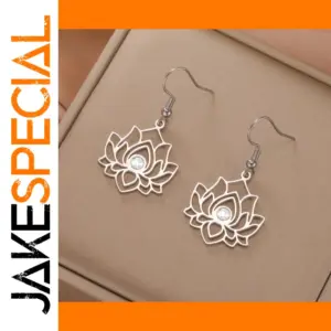 Elegant Lotus Earrings for Women