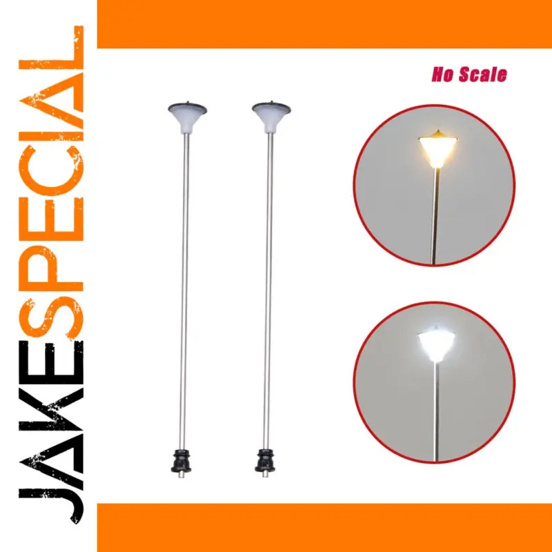 Enhance Your Model Scene with the HO Scale Miniature Street Lamps Set of 2 1 d077dfc8289844a5a06a6f98 product image